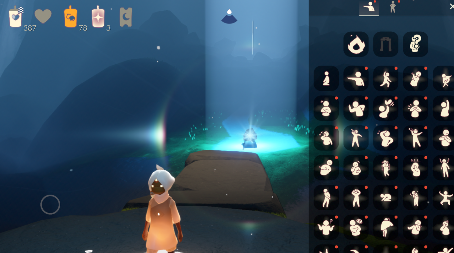 Account with 350 candle