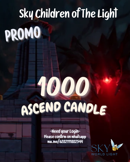 1000 ascended candle PROMO